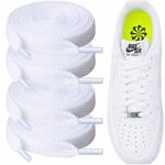 Sznurówki Białe O Długości 120 cm Mocne Sznurowadła Do Sneakersów AF 2 PARY