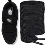 Sznurówki Szerokie Czarne Grube 15mm Sznurowadła Do Sneakersów Mocne 180 cm