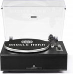 ANGELS HORN Gramofon Bluetooth All-in-One, HiFi, AT-3600L, Głośniki, Czarny