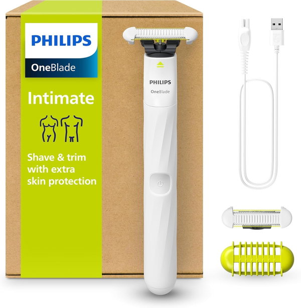 Golarka damska Philips Oneblade Intimate QP1924/30 Biała