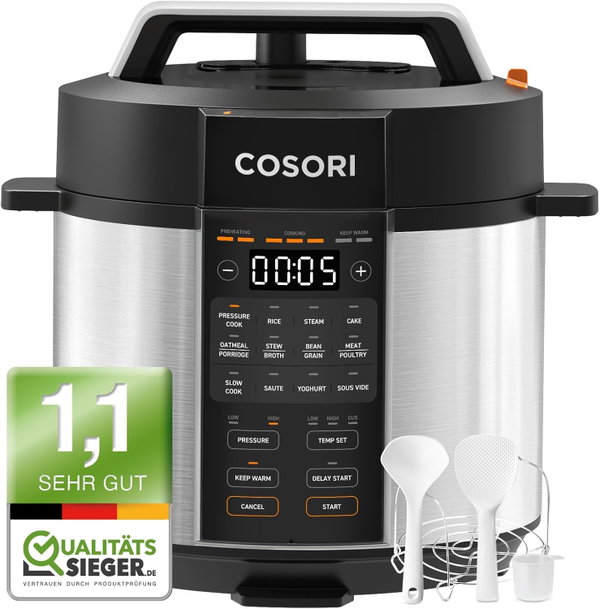 Multiwar (Szybkowar) Cosori CMC-CO601-SEU 9w1 5,7L 1000W Carny
