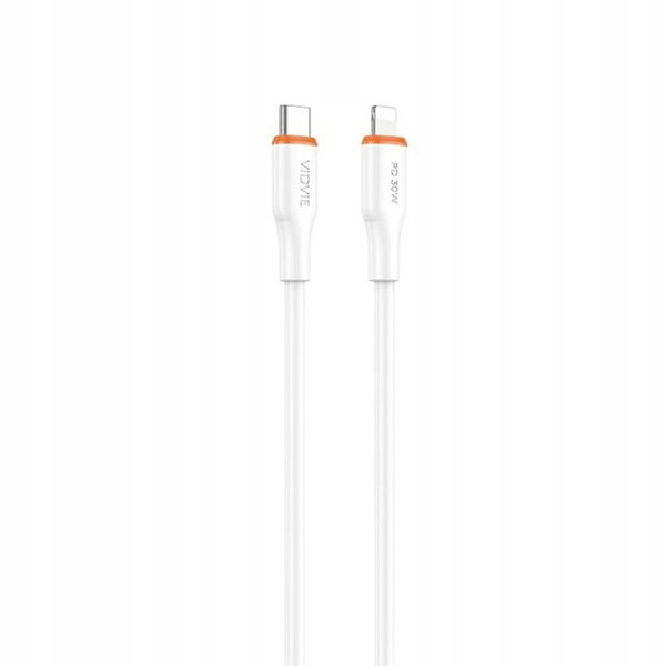 Kabel VIDVIE CB4031 Type C/iPhone 30W, 1m biały
