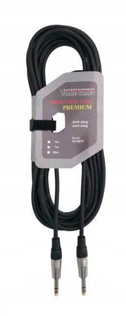 Kabel wtyk jack 6,3 st - wtyk jack 6,3 st 3m