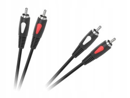 Przewód 2 RCA - 2 RCA 1m Cabletech Eco-Line