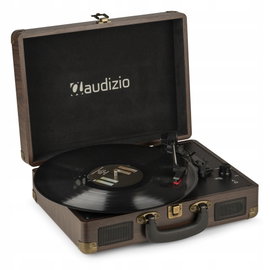 Gramofon Audizio RP114 Głośniki AUX in Brązowy Gramofon w Walizce