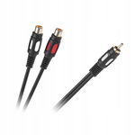 Adapter kabel - 1x RCA wtyk - 2x RCA gniazdo