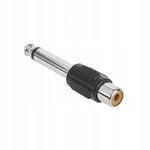 Przejściówka Adapter RCA F - Jack 6,3mm M