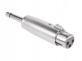 Przejściówka Adapter Jack 6,3mm wtyk - XLR damski