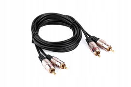 Kabel 2x RCA cinch - 2x RCA cinch przewód 3m