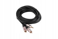 Kabel 2x RCA cinch - mini jack 3.5mm przewód 3m