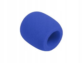 Gąbka Owiewka Osłona mikrofonowa na mikrofon blue