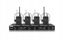 Mikrofony bezprzewodowe Shudder 4szt nagłowne + kl