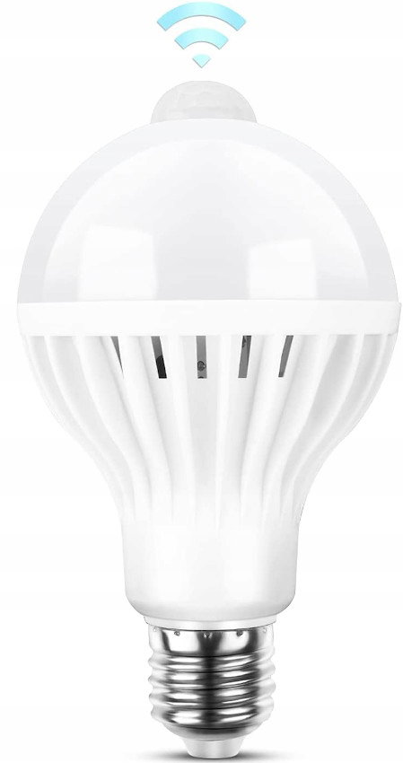 Żarówka LED E27 12W z Czujnikiem RUCHU 11081
