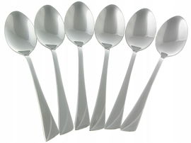 ŁYŻECZKI Komplet 6szt Łyżeczek Łyżeczka Zestaw Sztućców Sztućce 8345