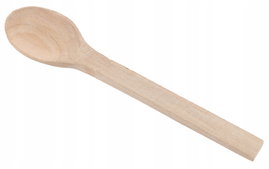 ŁYŻKA KUCHENNA DREWNIANA Łyżeczka 18cm L53