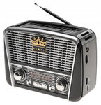 Radio RETRO Przenośne SOLARNE Głośnik Latarka MP3 USB Solar BLUETOOTH 157