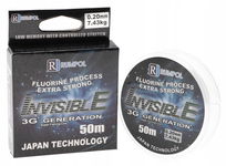 ŻYŁKA Wędkarska 50m 3G Invisible Monofilament 0,20mm 7,43kg ZI50