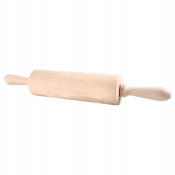 Wałek do ciasta DREWNIANY obrotowy WD 38 cm