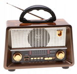 Radio Retro Kuchenne PRZENOŚNE SOLARNE Głośnik Bluetooth Solar USB MP3 4253