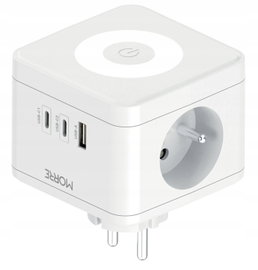 Rozgałęźnik KOSTKA 3680W Zasilacz USB USB-C Lampka Włącznik M401