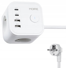 Przedłużacz LISTWA ZASILAJĄCA 3680W 1,5m Zasilacz USB USB-C WŁĄCZNIK M403