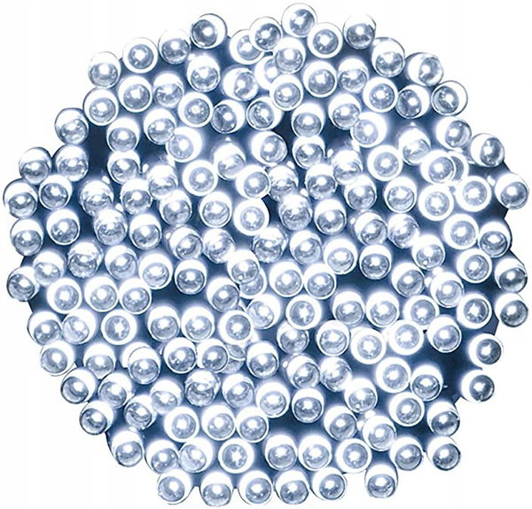 LAMPKI CHOINKOWE Świąteczne Światełka WEWNĘTRZNE 500led BIAŁE ZIMNE L500Z