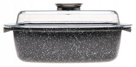 BRYTFANNA MARMUROWA Gęsiarka Brytfanka 5,5l 32cm Indukcja Gaz 7609