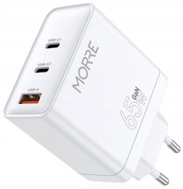 ŁADOWARKA Sieciowa Podróżna GaN USB USB-C 65W SZYBKIE ŁADOWANIE Kostka M303