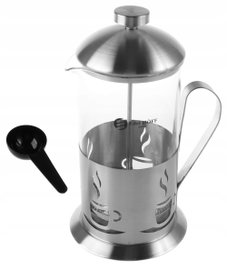 Szklany ZAPARZACZ TŁOKOWY do HERBATY Ziół KAWY French Press 1000ml 1L 6966