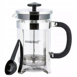 Szklany ZAPARZACZ TŁOKOWY do HERBATY Ziół KAWY French Press 600ml 4837