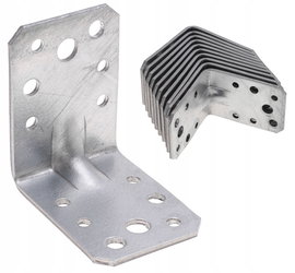 KĄTOWNIK Montażowy Ciesielski Z PRZETŁOCZENIEM 60x60x45mm 10szt KW606045