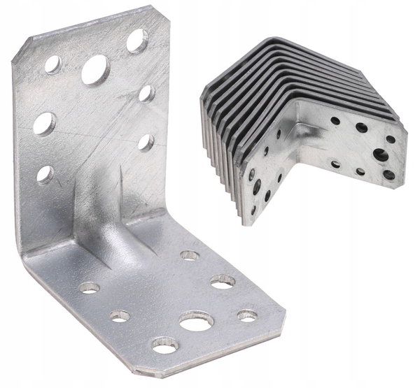 KĄTOWNIK Montażowy Ciesielski Z PRZETŁOCZENIEM 60x60x45mm 10szt KW606045