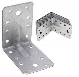 KĄTOWNIK Montażowy Ciesielski Z PRZETŁOCZENIEM 90x90x65mm 10szt KW909065