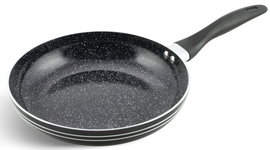 PATELNIA MARMUROWA 22cm INDUKCJA GAZ Nieprzywierająca Powłoka 755