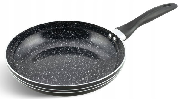 PATELNIA MARMUROWA 22cm INDUKCJA GAZ Nieprzywierająca Powłoka 755