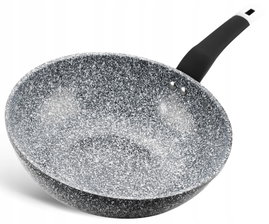 PATELNIA GRANITOWA Głęboka WOK 26cm 2,8L Wysoka INDUKCJA GAZ 9132