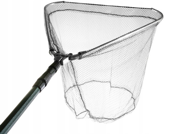 PODBIERAK TELESKOPOWY Składany Wędkarski Siatka DUŻY 55x60 137-258cm 220018