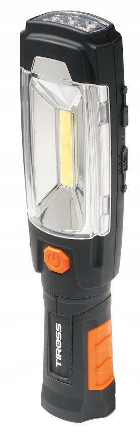 LATARKA Warsztatowa Lampa MAGNES 3W COB LED Haki Akumulator 1108