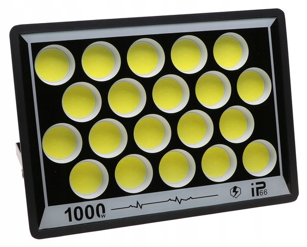 HALOGEN Lampa NAŚWIETLACZ Roboczy LED COB 1000W Reflektor SLIM 5225