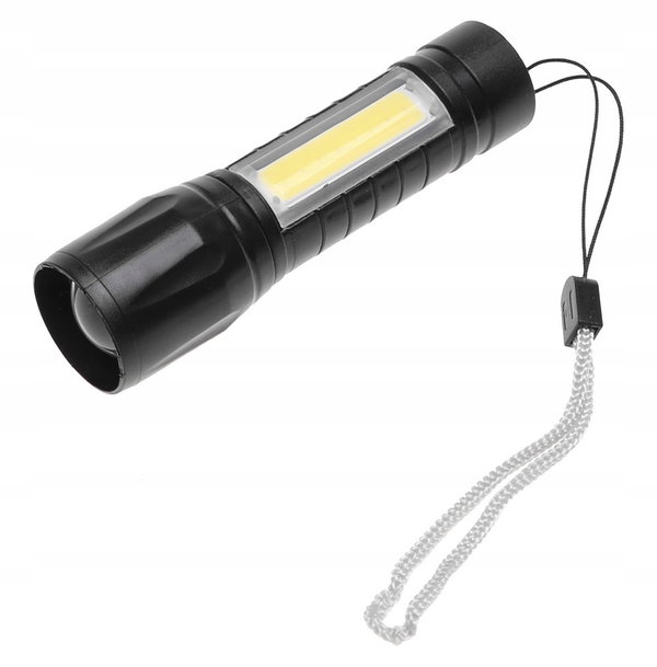 LATARKA Kieszonkowa Mała LED COB Ładowana USB Akumulatorowa 5036