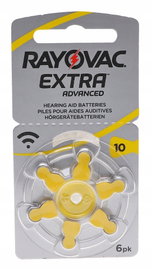 Baterie Słuchowe Rayovac Bateria 6szt Do Aparatów Słuchowych PR10 PR70