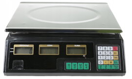 Waga Sklepowa MAGAZYNOWA Elektroniczna Gastronomiczna Kuchenna 40kg 2g 125