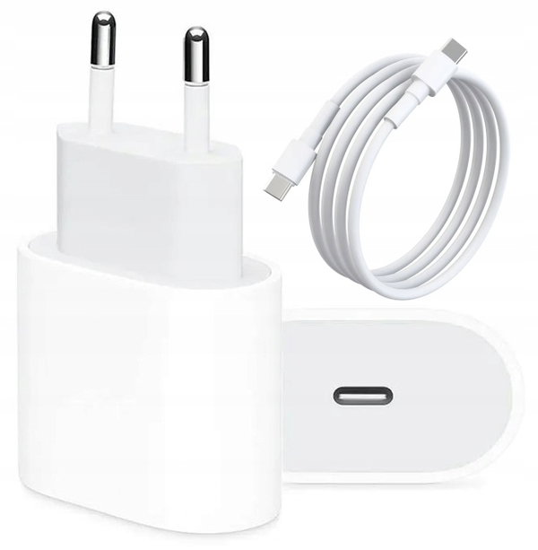 ŁADOWARKA Sieciowa USB-C Kabel 1M Typ C 20W Kostka SZYBKIE ŁADOWANIE A7510