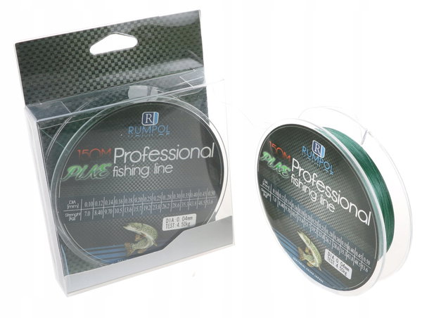 PLECIONKA Wędkarska PIKE PEx4 4 Splotowa 150m 300m 0,04mm 4,5kg PS150