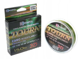 ŻYŁKA Wędkarska 150m RUMPOL CAMO Male 3D Tonąca 0,30mm 17kg Monofilament