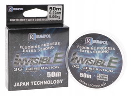 ŻYŁKA Wędkarska 50m 3G Invisible Monofilament 0,22mm 9,06kg ZI50