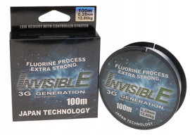 ŻYŁKA Wędkarska 100m 3G Invisible Monofilament 0,28mm 12,8kg ZI