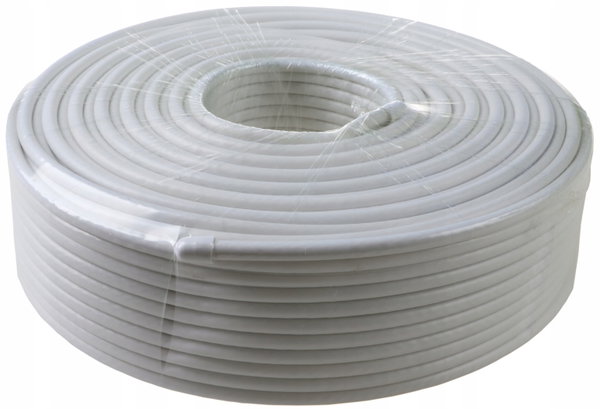 Kabel KONCENTRYCZNY Przewód ANTENOWY 100m RG6