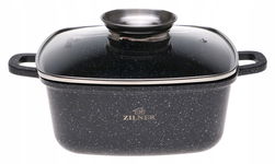 GARNEK MARMUROWY 20cm Brytfanna Indukcja 2,8l 9008