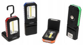 LATARKA Warsztatowa 3W COB LED Magnes Hak 1833
